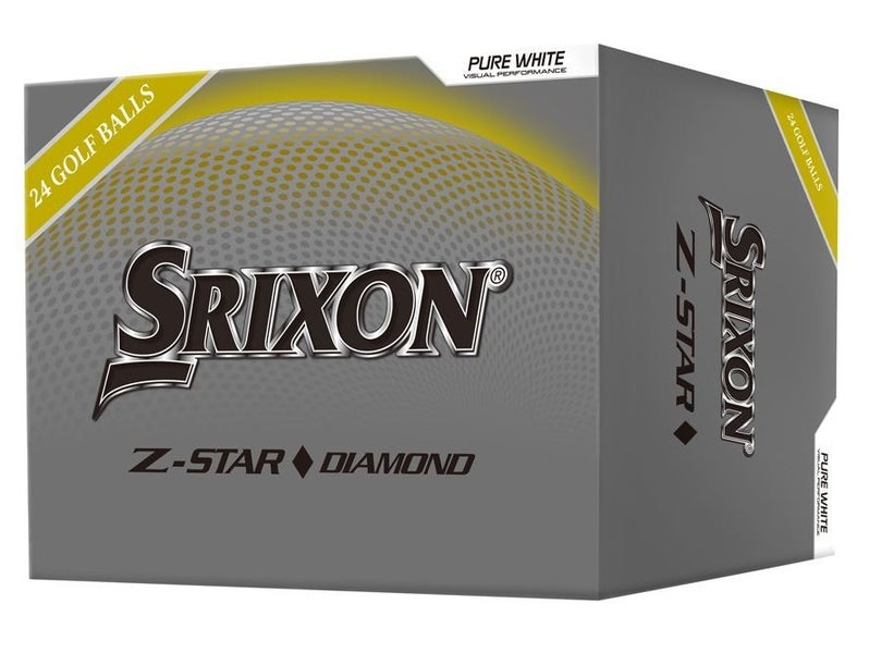 New Srixon Z Star Diamond Double Dozen Golf Balls - 24 Pack - Pure White