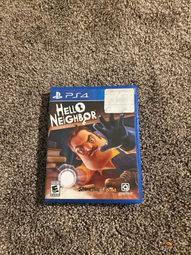 Hello neighbor PS4 games.