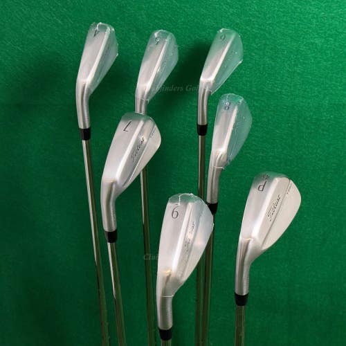 LH Titleist T250 Forged 2025 4-PW Iron Set TT AMT Black Steel Stiff *Read*