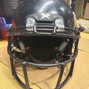 USED XENITH X2E+ YOUTH FOOTBALL HELMET - LARGE - BLACK