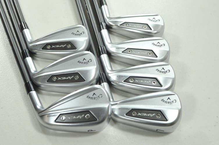 Callaway Apex Ai200 4-PW Iron Set Axiom VeloCore 105g Stiff Graphite # 209431