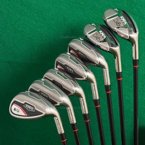 Lady Adams Idea Tech V4 Hybrid 5H,6H 7-SW Iron Set Ultralite 50g Ladies w/ HC