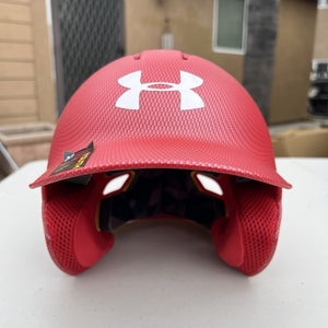 2022 Under Armour UABH2-110 Batting Helmet Red
