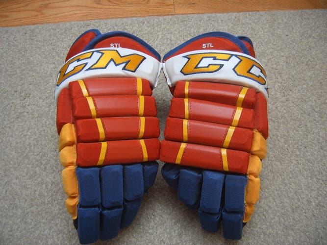 Brand New CCM HG4PC Senior Hockey Gloves sz 14" St. Louis Blues