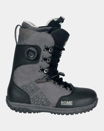 Rome Bodega Hybrid Boa Snowboard Boots Men's Size 10 Black New 2025