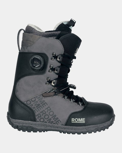 Rome Bodega Hybrid Boa Snowboard Boots Men's Size 10 Black New 2025