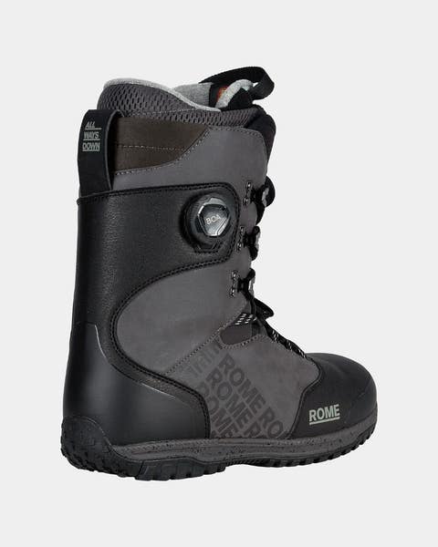 Rome Bodega Hybrid Boa Snowboard Boots Men's Size 10 Black New