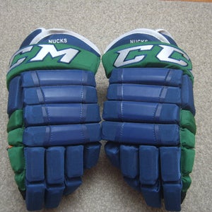 Brand New CCM HG4PC Senior Hockey Gloves sz 15" Vancouver Canucks