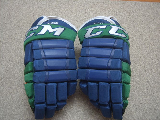 Brand New CCM HG4PC Senior Hockey Gloves sz 15" Vancouver Canucks