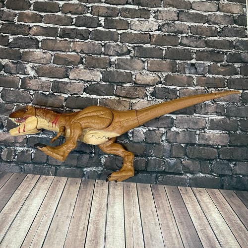 Jurassic World Super Colossal Tyrannosaurus Rex T-Rex Mattel HUGE 42"