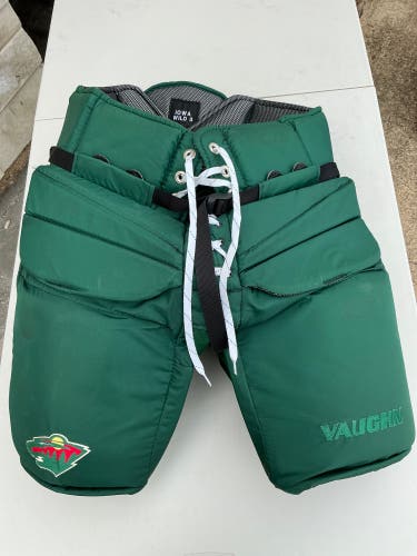 Iowa Wild Vaughn Pro Spec Hockey Goalie Pants Pro Stock (Used) 30236
