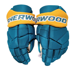 Sher-Wood Rekker Morph Pro SHARKS RETRO Pro Stock Gloves (Multiple Sizes)