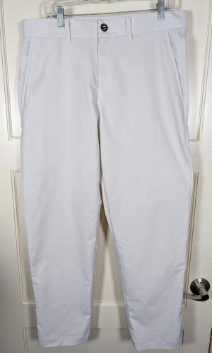 Lululemon Pant Mens Size 34 Relaxed Tapered Smooth Twill Trouser LM5AYES 35x29.5