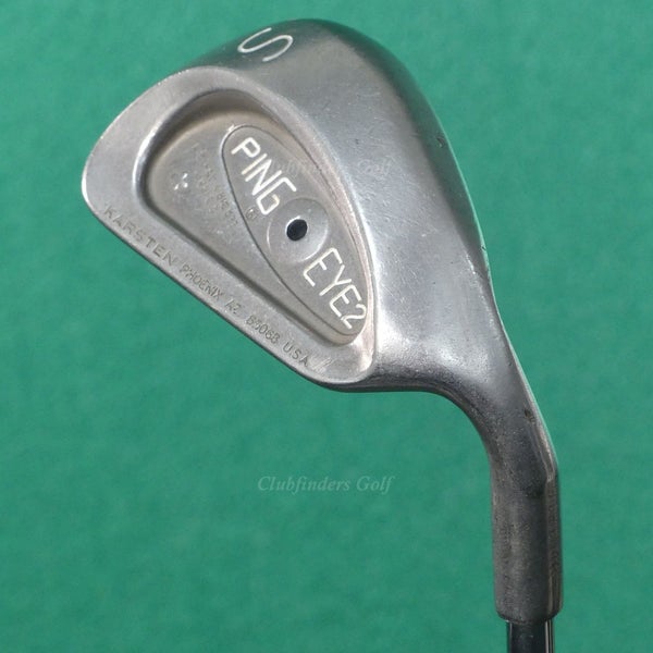 Ping Eye 2 Plus Black Dot SW Sand Wedge Karsten ZZ-Lite Steel Stiff
