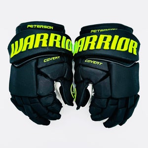New Dallas Stars BLACKOUT Warrior Covert QRE Pro Hockey Gloves-14"-Gray Digital Palms-Custom Cuff