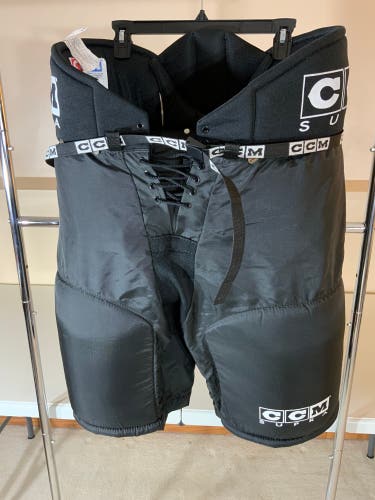 NEW Men's CCM SUPRA HP 220 LARGE Hockey Pants Black