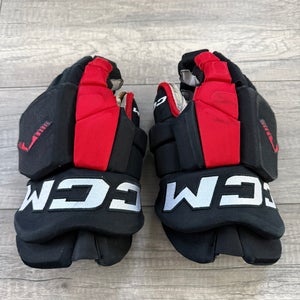 CCM HGTKPP Tacks Pro Stock 14" Hockey Gloves Blackhawks 66380