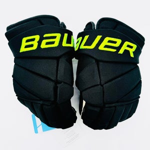 New Dallas Stars BLACKOUT Bauer Vapor Hyperlite Pro Hockey Gloves-14"-Single Layer Palm