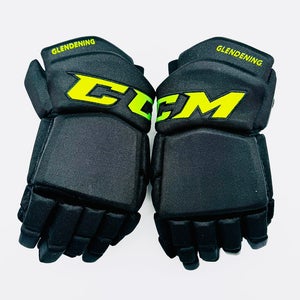 New Dallas Stars BLACKOUT CCM HGTK Hockey Gloves-14"-Grey Palms