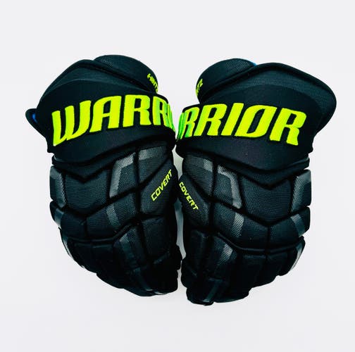 New Dallas Stars BLACKOUT Warrior Covert QRL Hockey Gloves-14"-Single Layer Palms