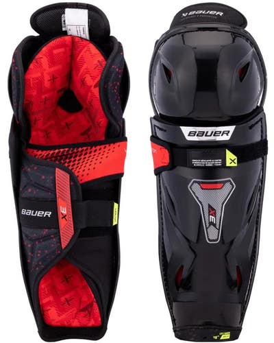 Senior Bauer Vapor 3X 16" Shin Pads (New)