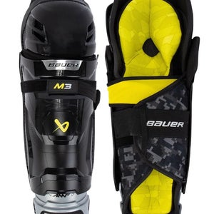 Senior Bauer Supreme M3 16" Shin Pads (New)