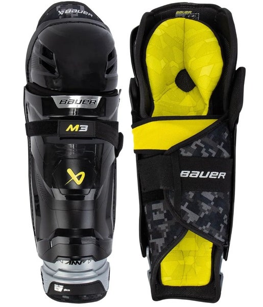 Senior Bauer Supreme M3 16" Shin Pads (New)