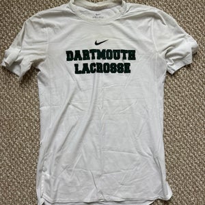 Dartmouth Lacrosse White Small Men's Nike Dri-Fit Shirt (Used)