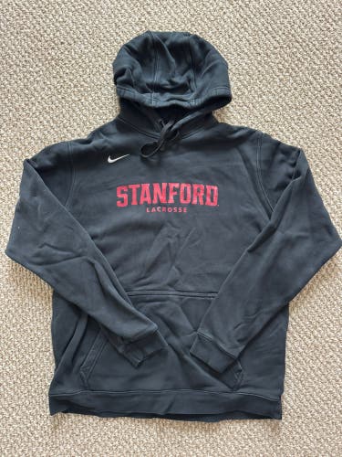 Stanford Lacrosse Black Adult Unisex Large Nike Sweatshirt (New)