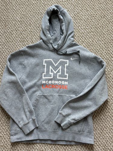 McDonogh Lacrosse Gray Men's Medium Nike Sweatshirt (Used)