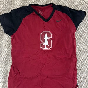 Stanford S - Medium Women's Nike V Neck Shirt (New)