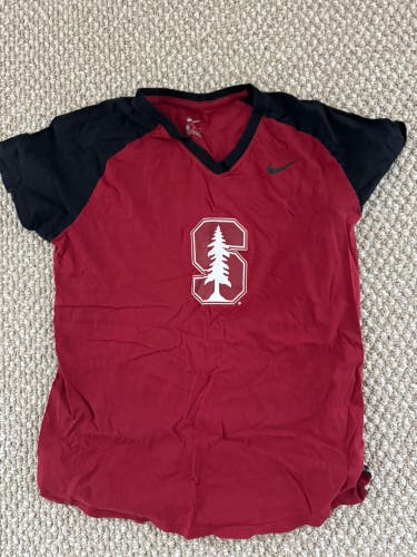 Stanford S - Medium Women's Nike V Neck Shirt (New)