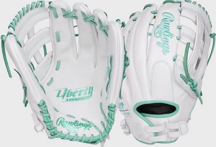 Rawlings (New) Liberty Advanced White Fastpitch Left Hand Throw 13" Baseball Glove