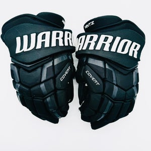 Roope Hintz Warrior Covert QRL Pro Hockey Gloves-14"-Easton Cuff-Cut Thumbs-Grey Palms