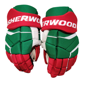 Sher-Wood Rekker Morph Pro NJ DEVILS RETRO Pro Stock Gloves (Multiple Sizes)