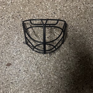 Black cat eye bauer profile goalie cage