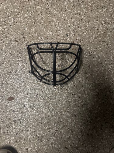 Black cat eye bauer profile goalie cage