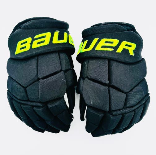 New Dallas Stars BLACKOUT Bauer Supreme Mach Hockey Gloves-14"-Custom Palms