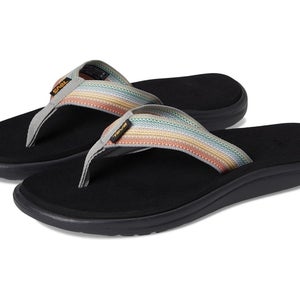 Teva Voya Flip Flop Sandals Women's US 8 Antiguous Gray Slip-On Slide HAWK2090