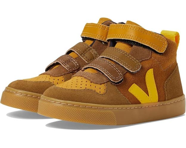 Veja Small V-10 M DX0303047C Kids US 8.5 Camel Geel Suede Ankle Boots HAWK2118