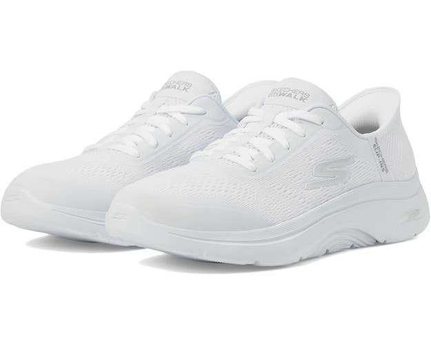 Skechers Go Walk Arch Fit 2.0 125316WHT Womens US 8 White Running Shoes HAWK1886
