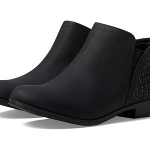 Mia Gilli Boots Girls 2 Black Side Zip Round Toe Perforated Bootie HAWK1956