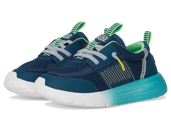 Hey Dude Sirocco Play Sport Block 43291-461 Kids US 5 Navy Casual Shoes HAWK2111