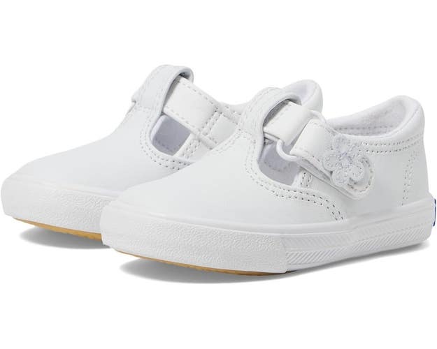 Keds Daphne Sneakers Toddlers US 5 White Leather Comfort Casual Shoes HAWK1925
