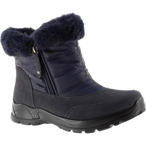 Easy Street Frosty 31-1082 Women's US 7.5 Navy Waterproof Winter Boots HAWK2032