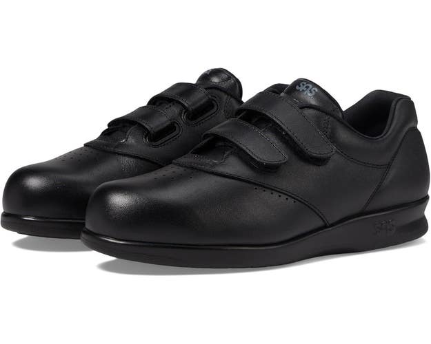 Sas Me Too 1580-013 Sneakers Women's US 8.5 Black Leather Walking Shoes HAWK2152