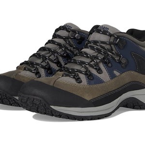 Dunham Cloud Men's US 12 Gray Dark Blue Leather Waterproof Ankle Boots HAWK2159