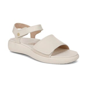 VIONIC Awaken Ankle Straps Women's US 10 Wheat Brown Leather Sandals HAWK1943