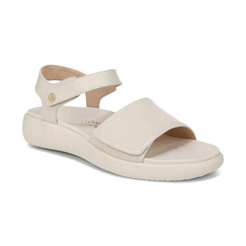 VIONIC Awaken Ankle Straps Women's US 10 Wheat Brown Leather Sandals HAWK1943