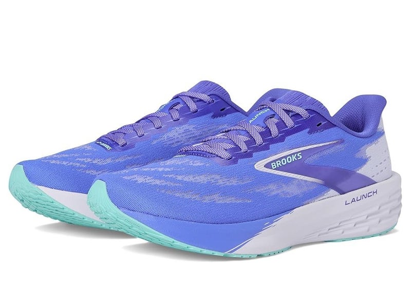 Brooks Launch 11 Sneakers Womens US 7 Blue White Athletic Running Shoes HAWK2095